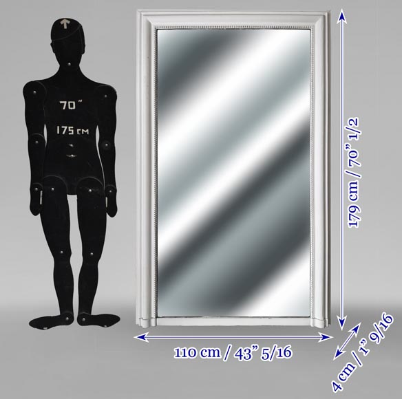 Trumeau de style Louis XVI avec un filet de perle Trumeau de style Louis XVI avec un filet de perle-5