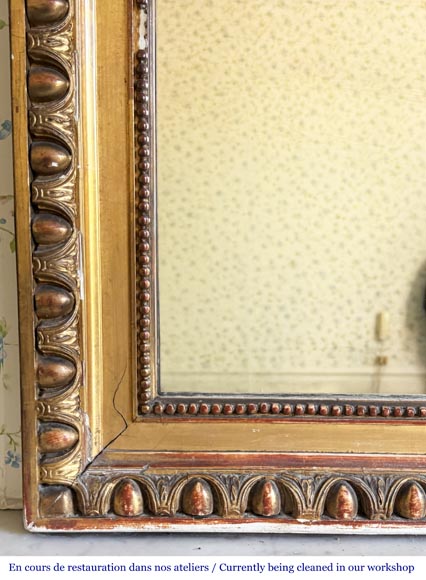 Trumeau de style Louis XVI décoré d'une double couronne de laurier Trumeau de style Louis XVI décoré d'une double couronne de laurier-4