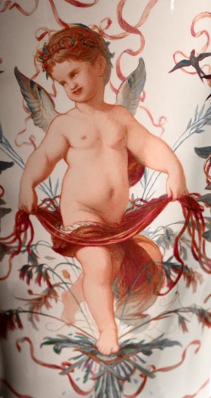 Manufacture de SÈVRES, Paire de vases Rhodes commandée par la Maison de l’Empereur Napoléon III-4