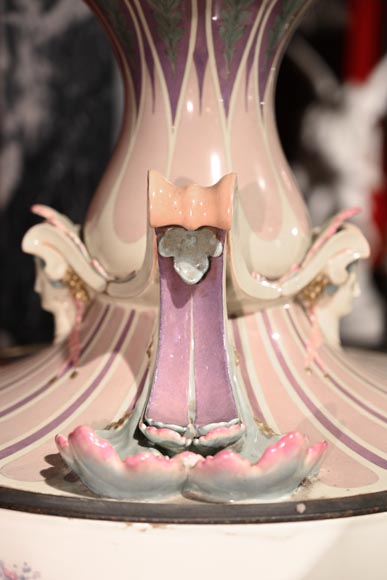 Manufacture de SÈVRES, Paire de vases Rhodes commandée par la Maison de l’Empereur Napoléon III-8