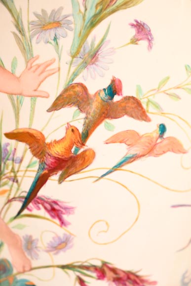 Manufacture de SÈVRES, Paire de vases Rhodes commandée par la Maison de l’Empereur Napoléon III-9