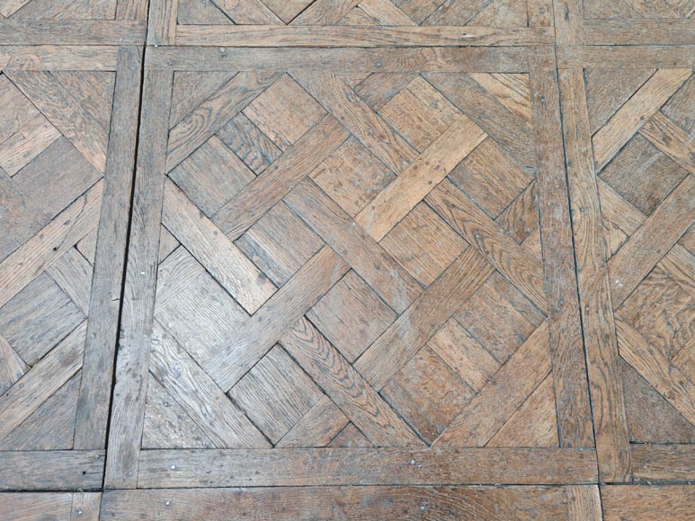 Parquet d'époque Louis XV de Versailles en chêne-3