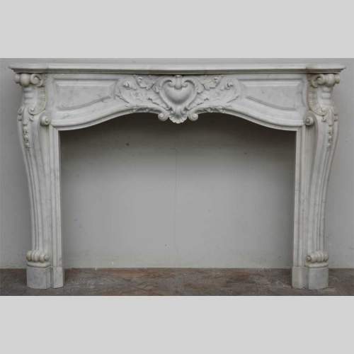 Manteau de cheminée Chateau Louis Historic Mantels Limited ivoire