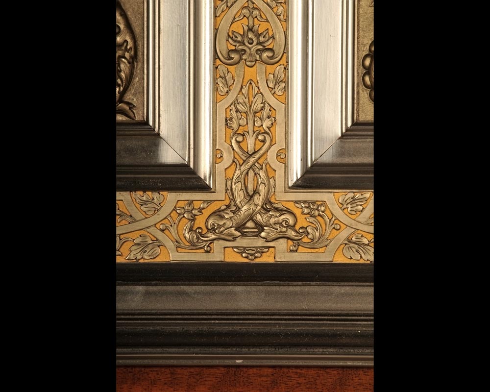 BERGUE Adolphe, Exceptionnelle paire de portes néo-Renaissance-11