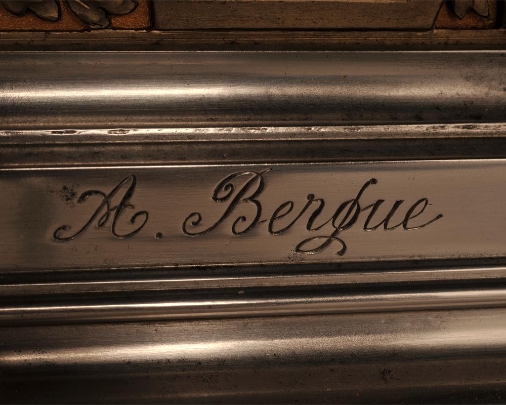 BERGUE Adolphe, Exceptionnelle paire de portes néo-Renaissance-14