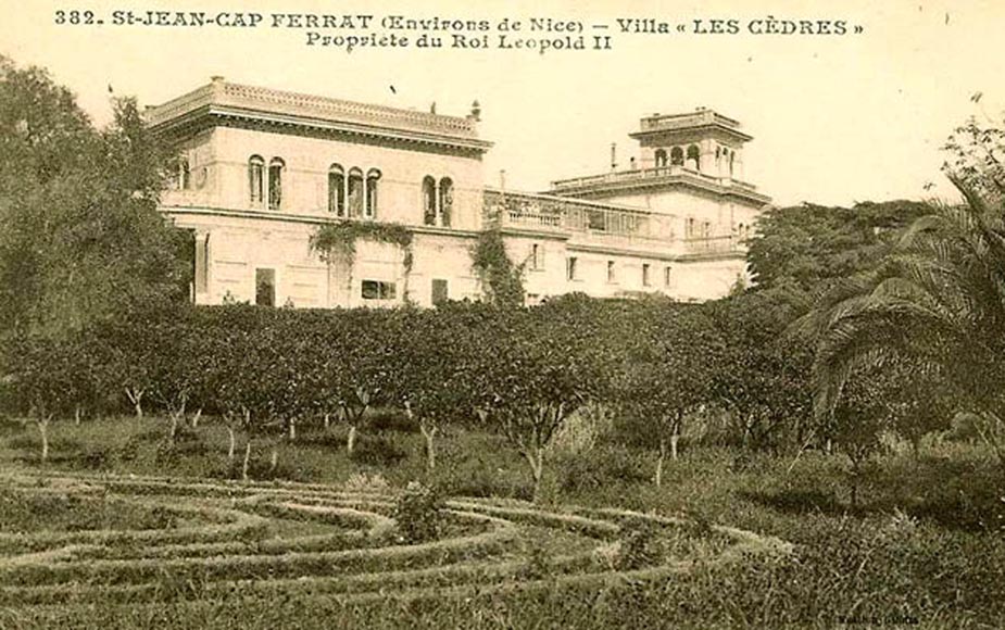 Panelled room with fine chinoiserie decoration from the Villa Les Cèdres,  King Leopold II’s residence  in Saint-Jean-Cap-Ferrat, Côte d’Azur_fr