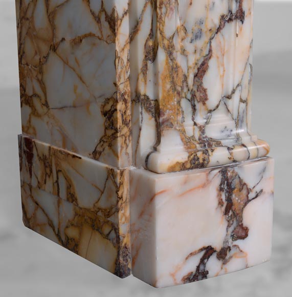 Cheminée de style Louis XV en marbre Escalettes Alpha-5