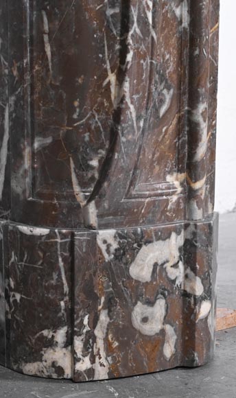 Cheminée d'époque Louis XV en marbre rouge de Rance Cheminée d'époque Louis XV en marbre rouge de Rance-7