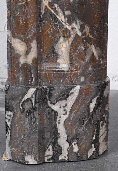 Cheminée d'époque Louis XV en marbre rouge de Rance Cheminée d'époque Louis XV en marbre rouge de Rance-10