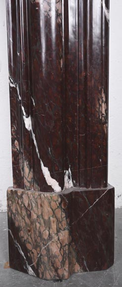 Cheminée de style Louis XIV en marbre Campan Rubané Cheminée de style Louis XIV en marbre Campan Rubané-7