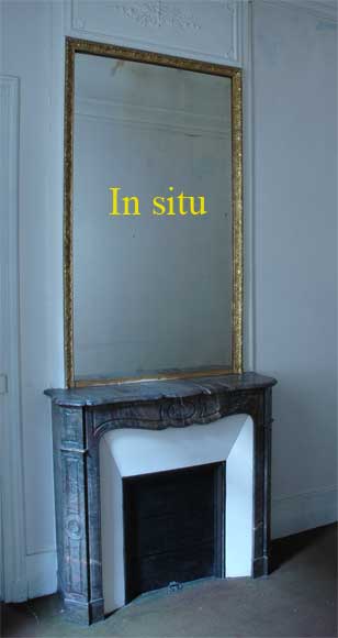 Miroir ancien de style Louis XVI-3